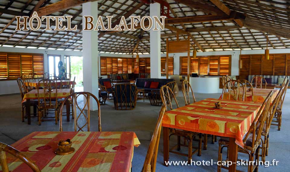 Hôtel avec salle de conférence Cap Skirring capacité jusqu'à 50 personnes vidéo projecteur possibilité de servir un repas sur commande